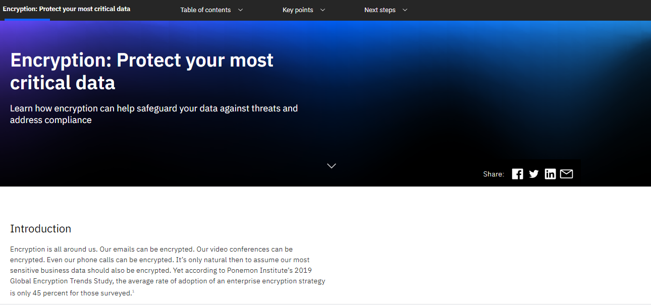 IBM Security Encryption 1